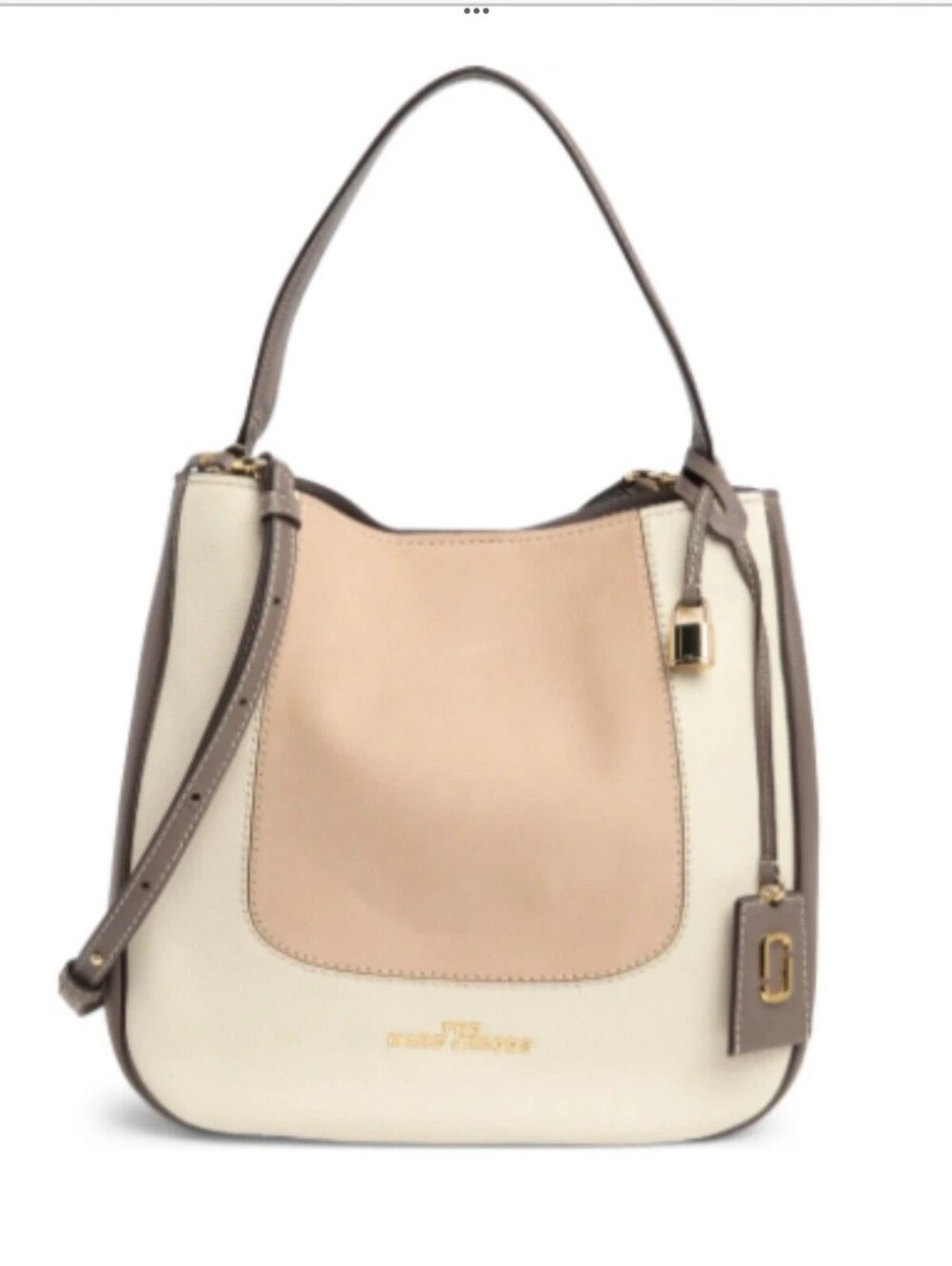 Marc Jacobs Beige & Brown "The Director" Hobo Shoulder Bag EUC